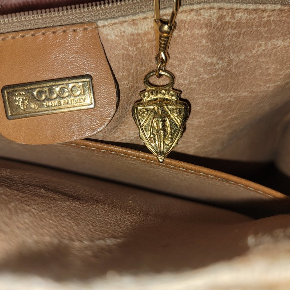 π 1980s VINTAGE GUCCI HANDBAG - Picture 7 of 17